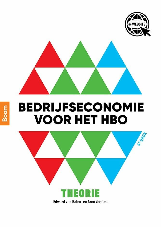Bedrijfseconomie voor het hbo Business, Finance & Career