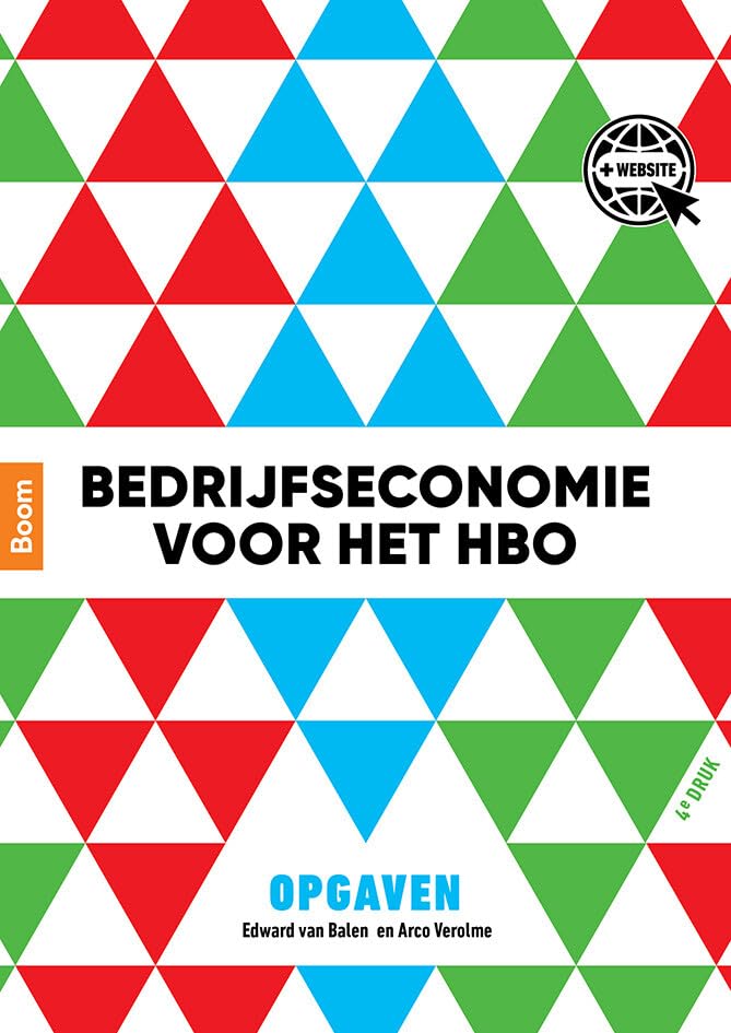 Bedrijfseconomie voor het hbo Business, Finance & Career