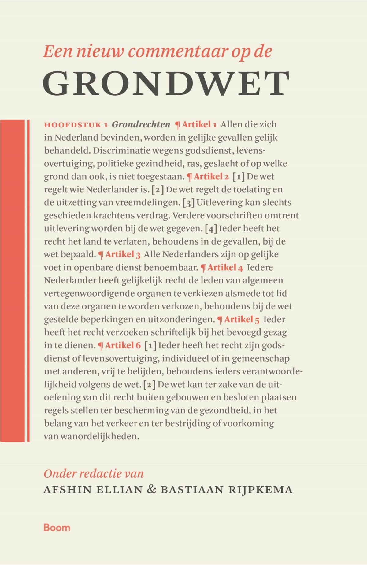 Een nieuw commentaar op de Grondwet book