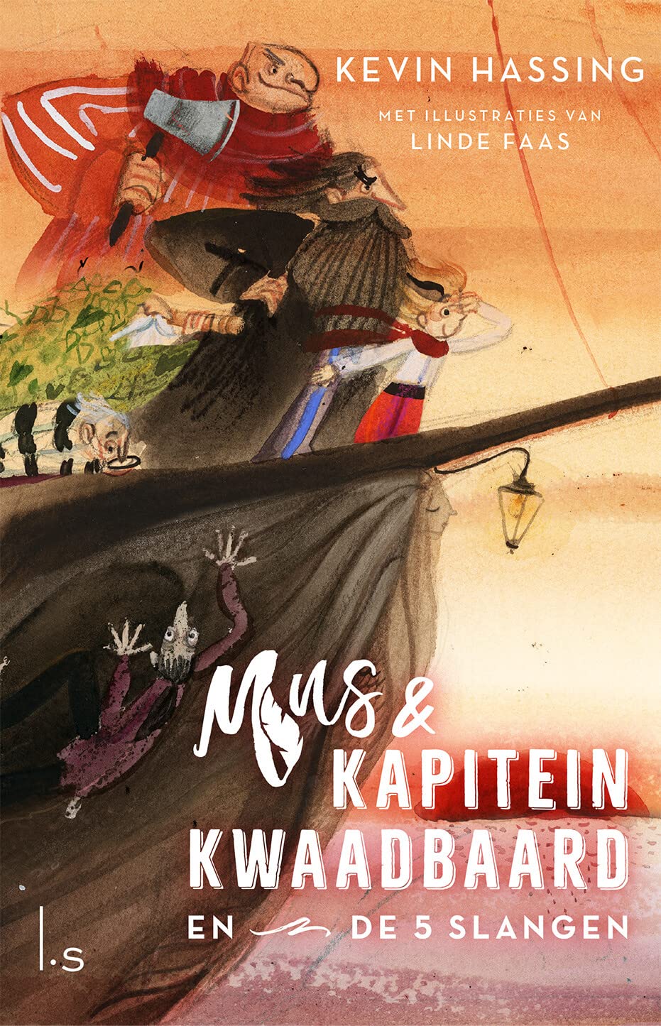 Mus en kapitein Kwaadbaard en de 5 slangen book