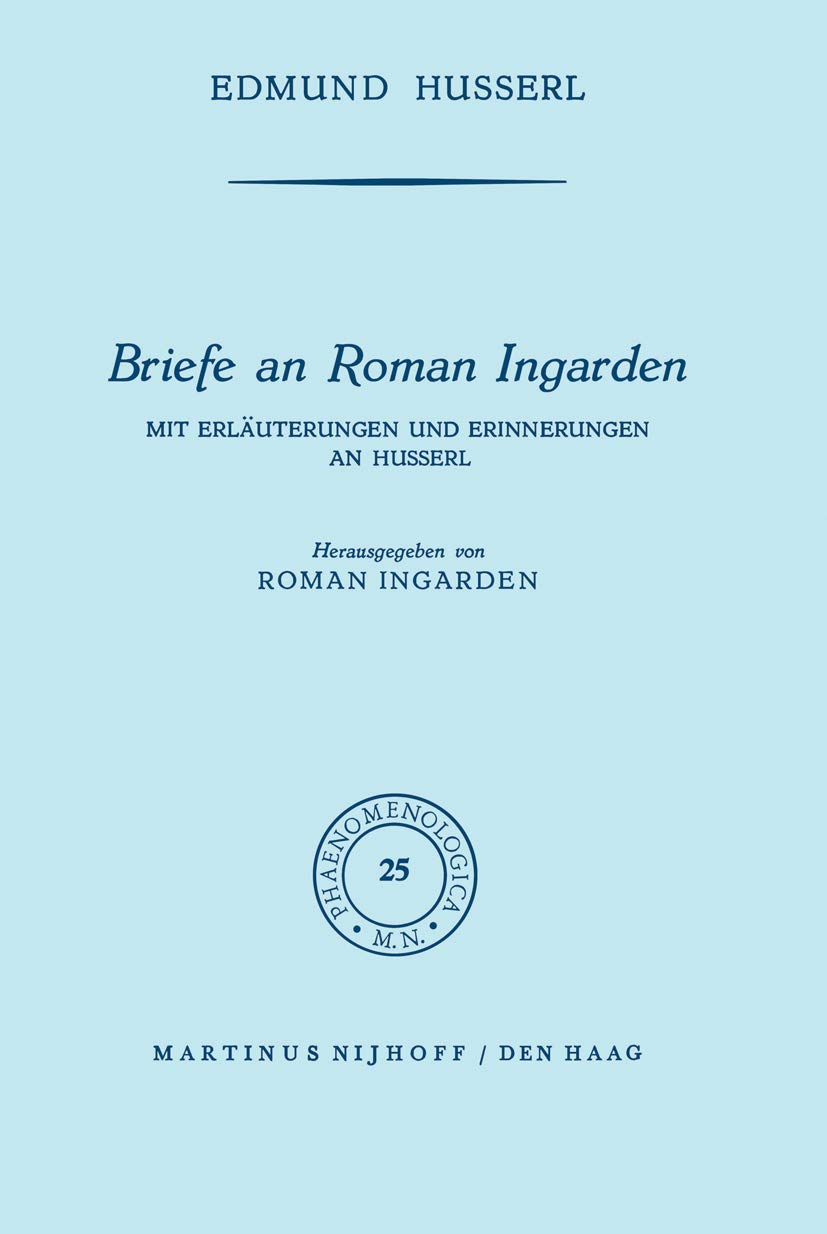 Briefe an Roman Ingarden book