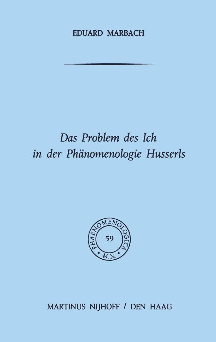 Product Image: Das Problem des Ich in der Phänomenologie Husserls
