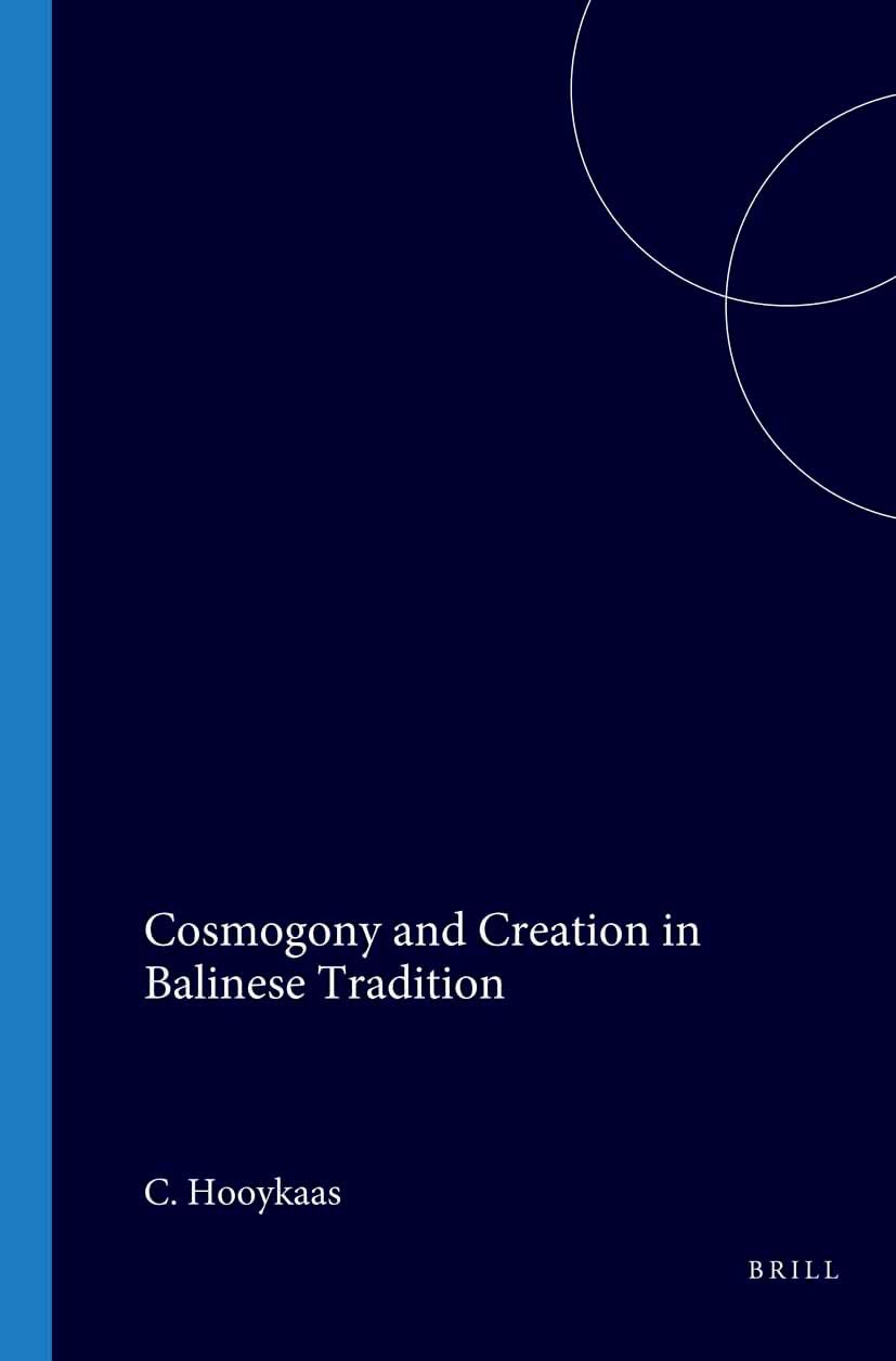 Cosmogony and creation in Balinese tradition (Bibliotheca Indonesica, 9, Band 9) Contemporary literature