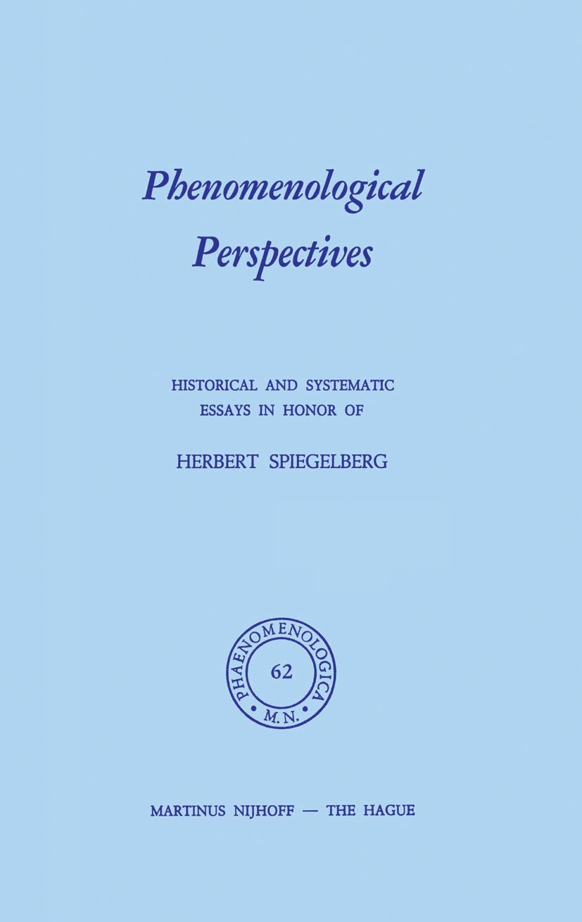 Product Image: Phenomenological Perspectives