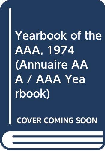 Yearbook of the AAA, 1974 (Annuaire AAA / AAA Yearbook, Band 44) Law