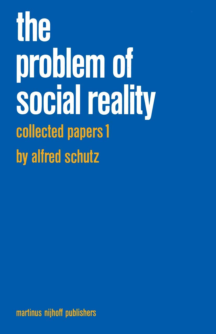 Product Image: Collected Papers I. The Problem of Social Reality