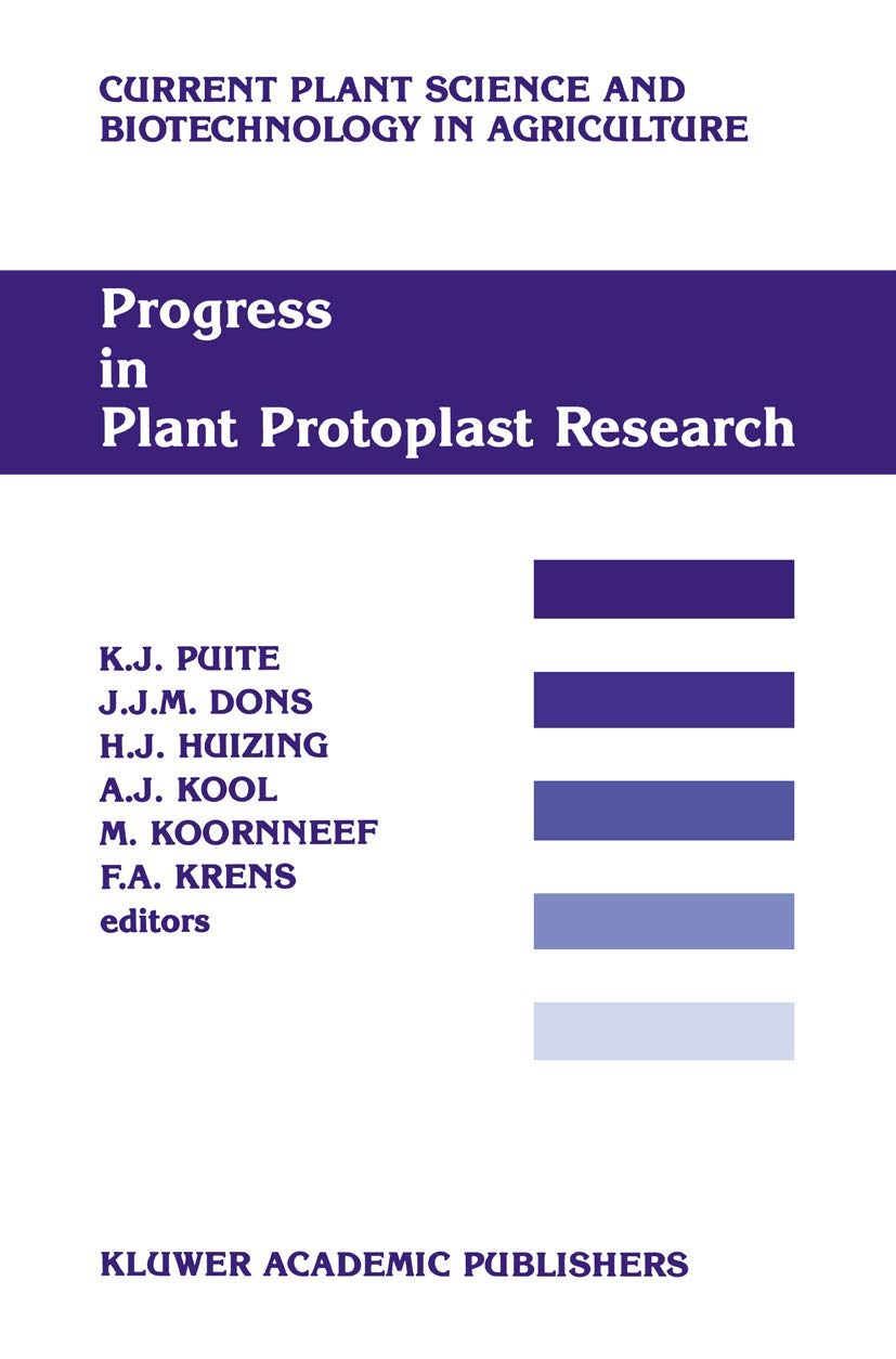 Product Image: Progress in Plant Protoplast Research