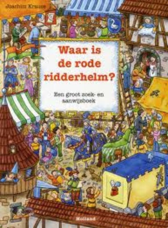 Waar is de rode ridderhelm?: een groot zoek- en aanwijsboek Tiptoi & Games