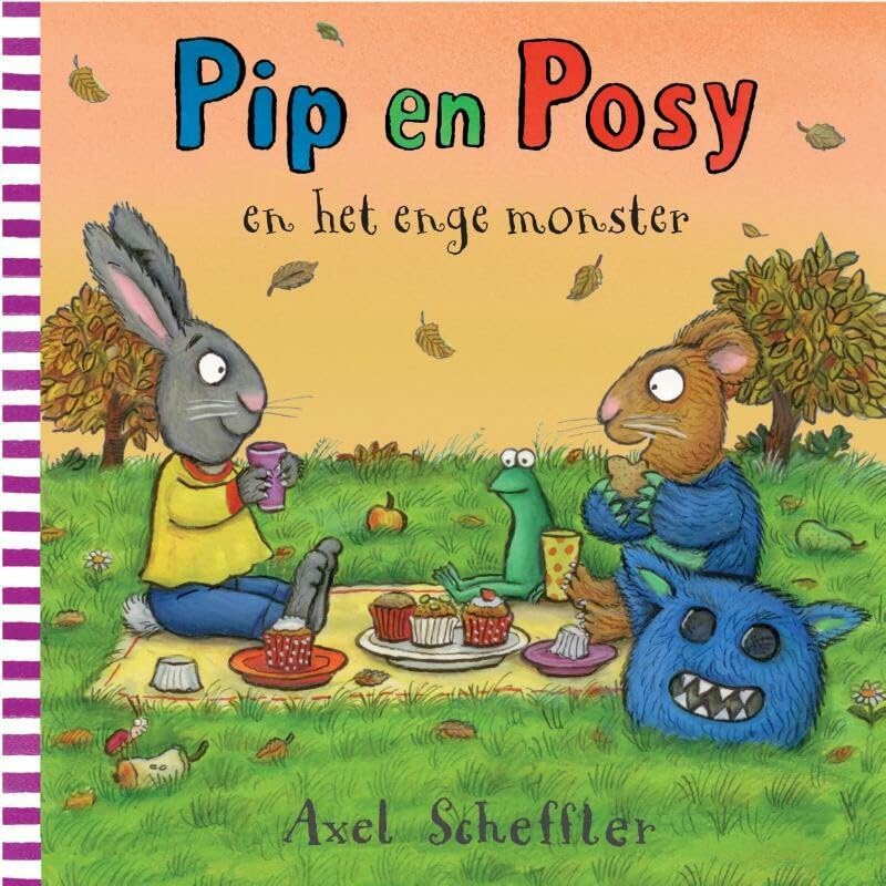 Pip en Posy en het enge monster book