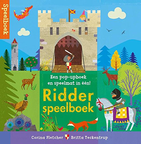Ridderspeelboek: een pop-upboek en speelmat in een! book