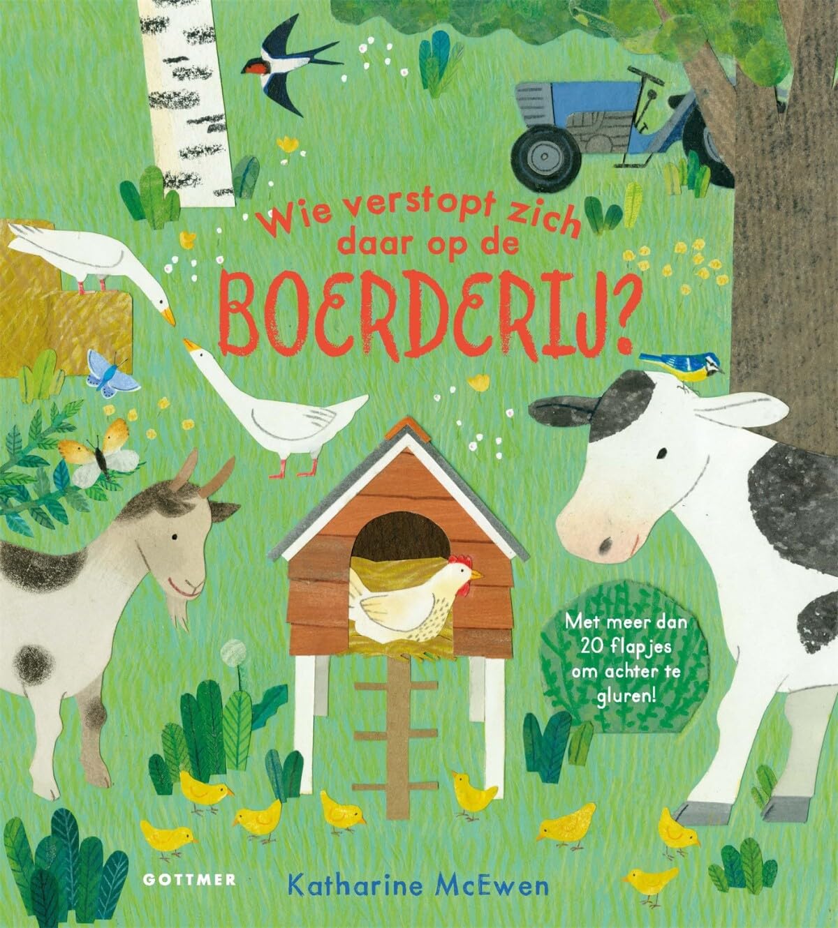 Wie verstopt zich daar op de boerderij?: Met meer dan 20 flapjes om achter te gluren book