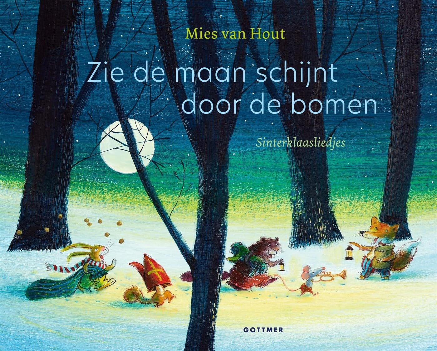 Zie de maan schijnt door de bomen: Sinterklaasliedjes book