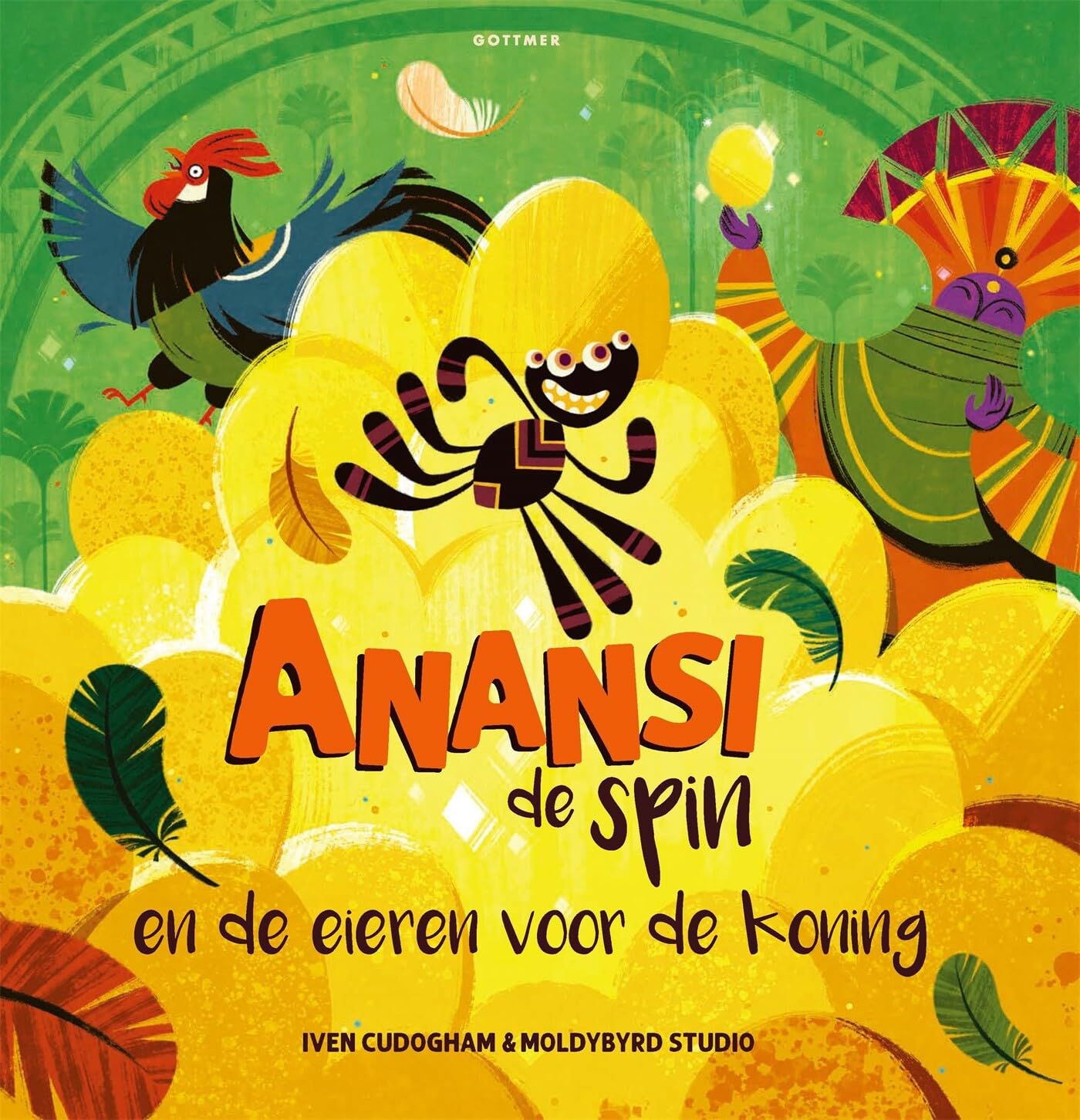 Anansi de spin en de eieren voor de koning book
