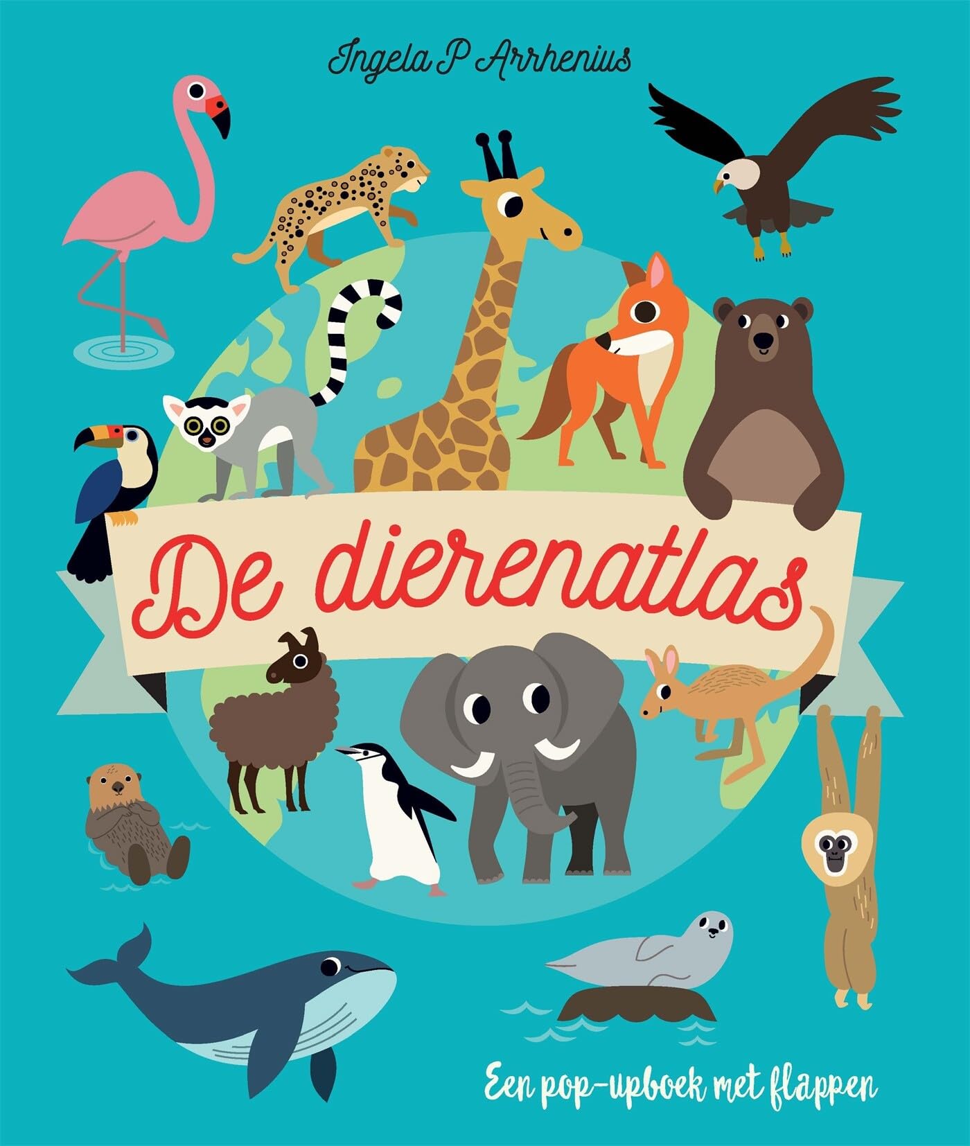 De dierenatlas: Een pop-upboek met flappen Non-fiction