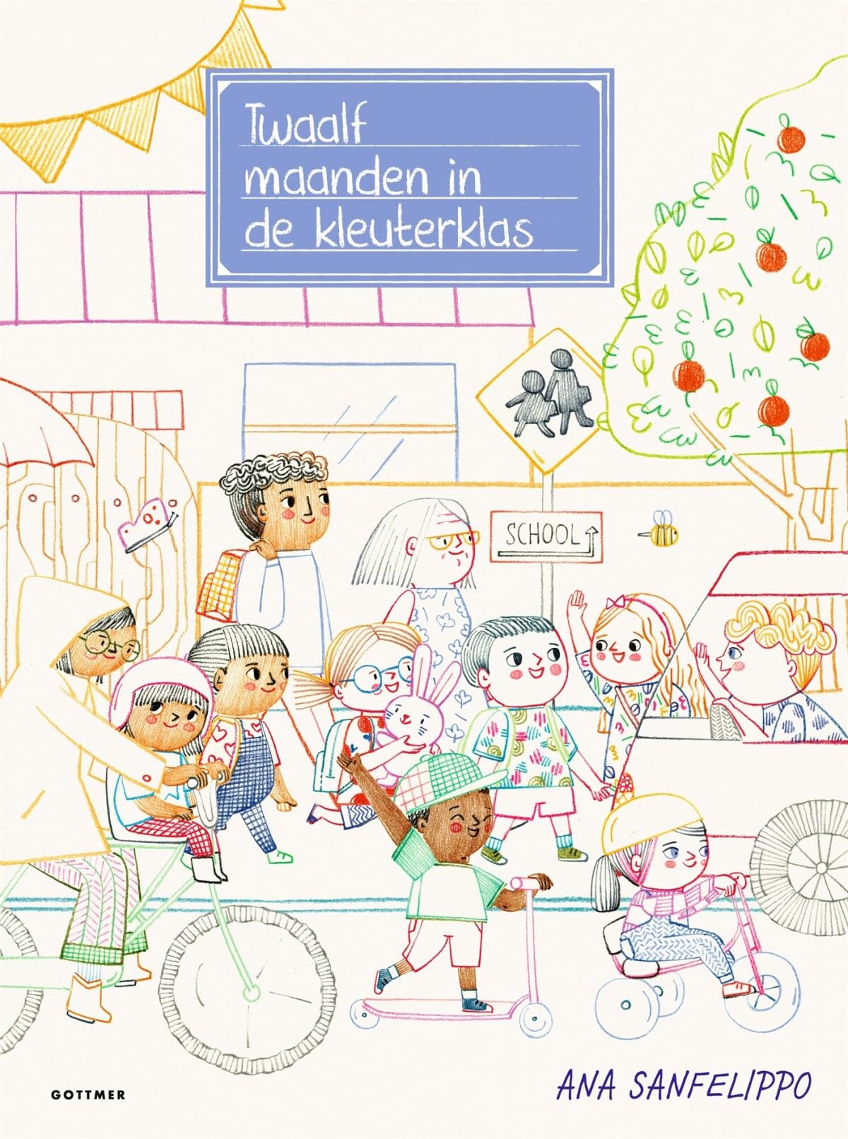 Twaalf maanden in de kleuterklas book