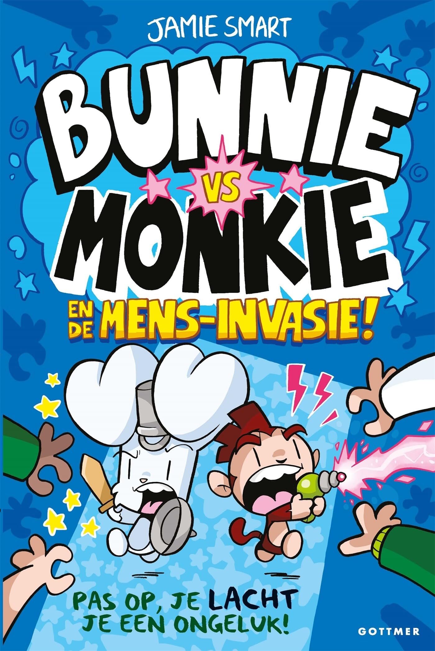 Bunnie vs Monkie en de mens-invasie (Bunnie vs Monkie, 2) Novels & Short Stories