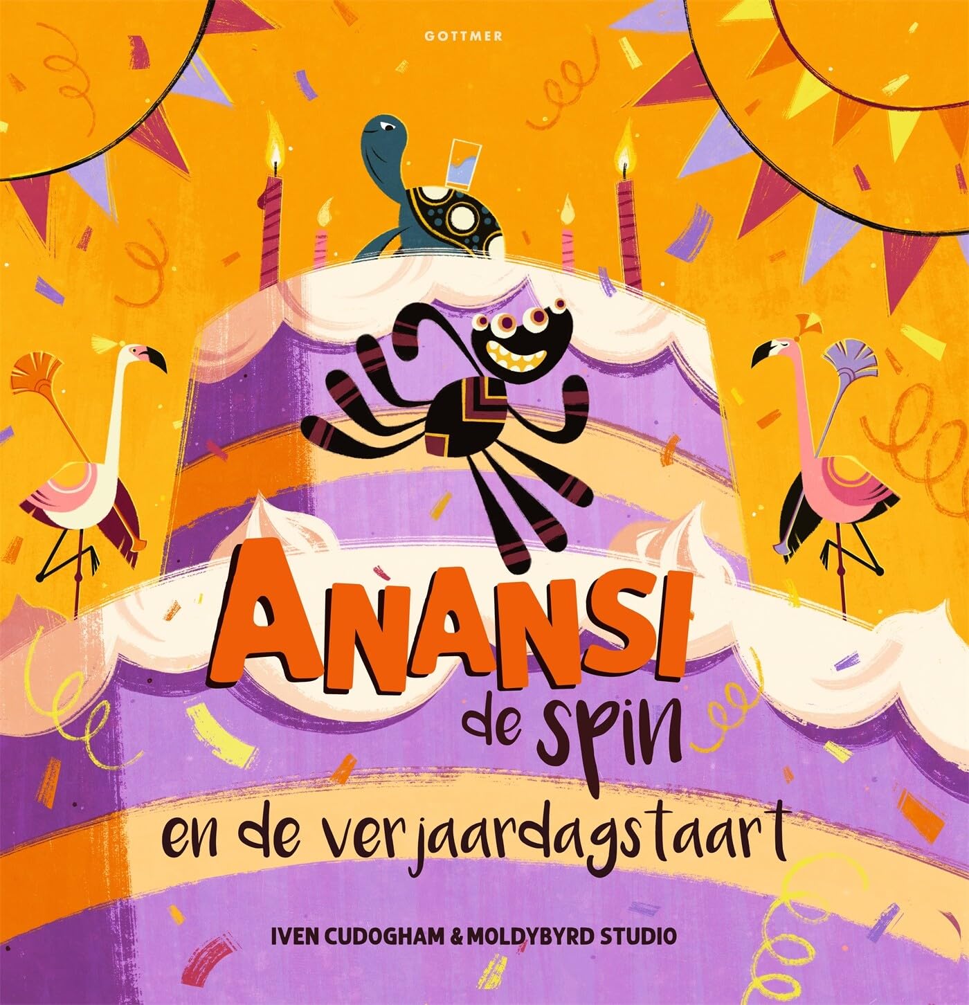 Anansi de spin en de verjaardagstaart book