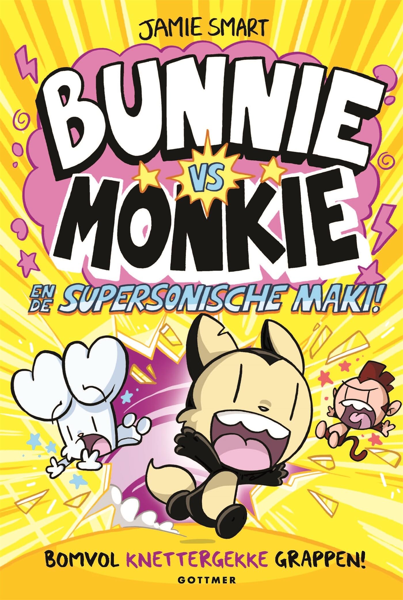 Bunnie vs Monkie en de supersonische Maki! (Bunnie vs Monkie, 4) Novels & Short Stories