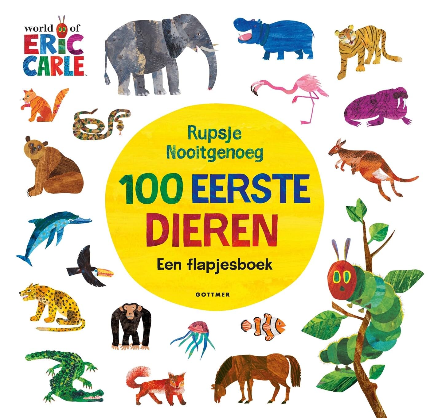100 eerste dieren: een flapjesboek book