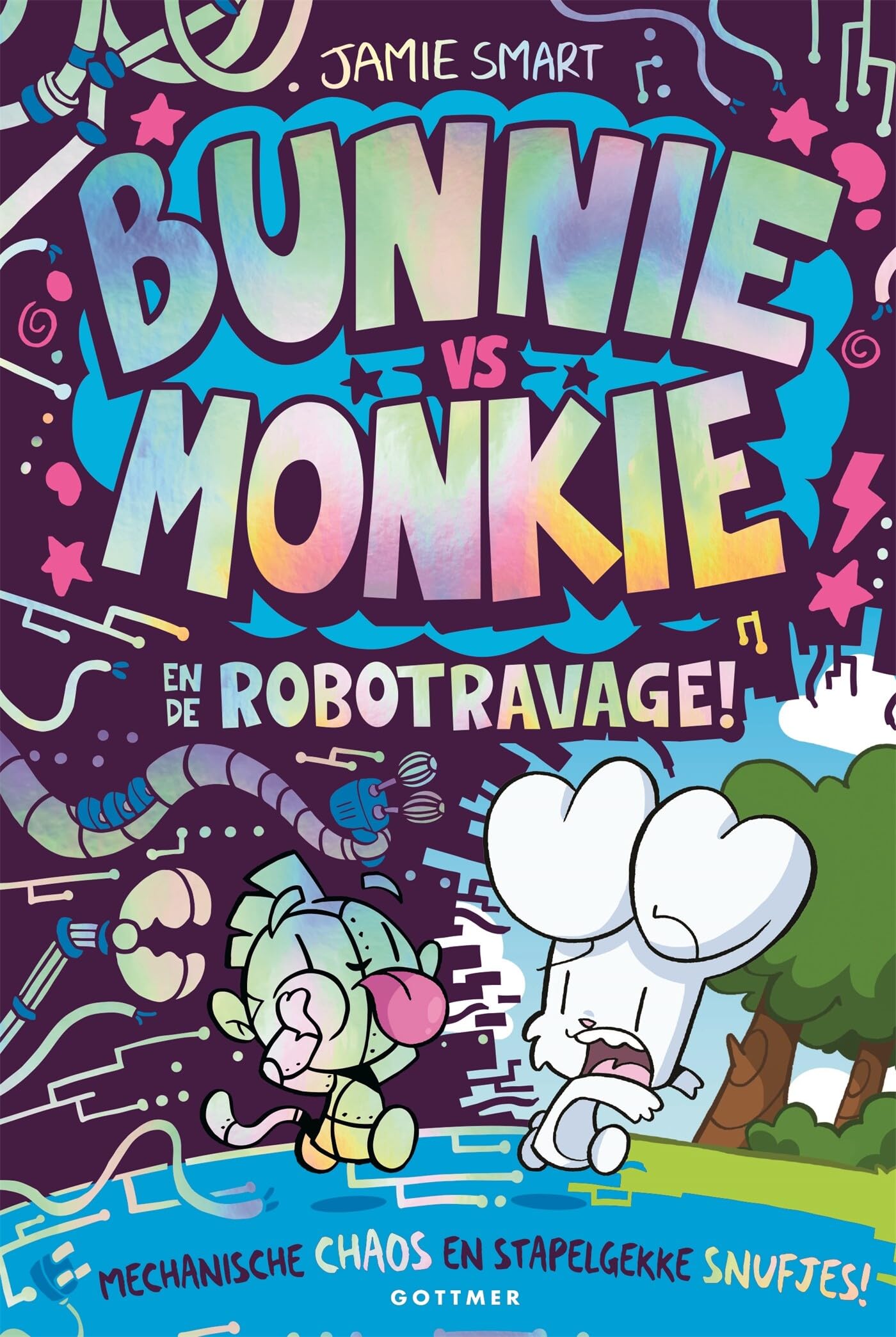 Bunnie vs Monkie en de robotravage (Bunnie vs Monkie, 6) Novels & Short Stories