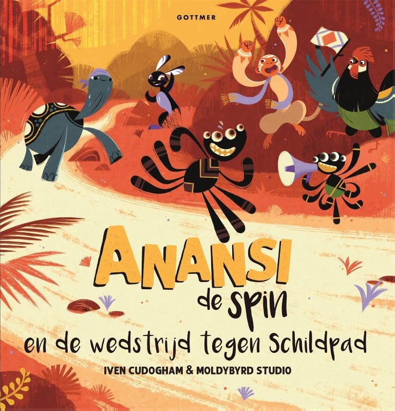 Anansi de spin en de wedstrijd tegen Schildpad book