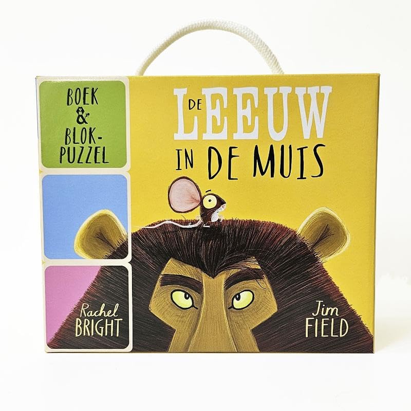 De leeuw in de muis: boek & blokpuzzel book