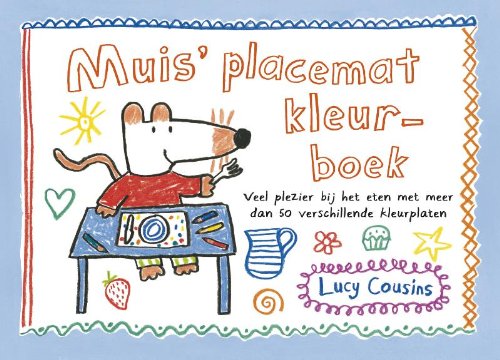Muis placemat kleurboek: veel plezier bij het eten met meer dan 50 verschillende kleurplaten book