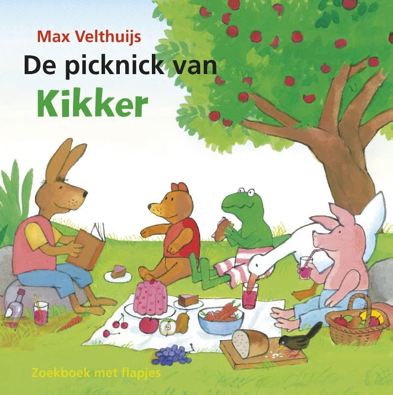 De picknick van kikker: zoekboek met flapjes book