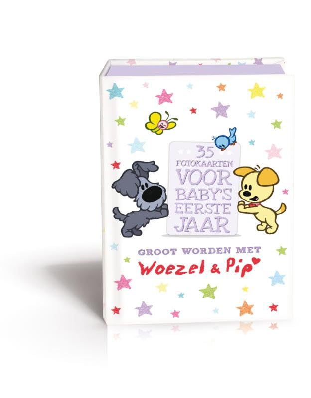 Groot worden met Woezel en Pip: 35 fotokaarten voor baby's eerste jaar book