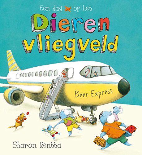 Een dag op het dierenvliegveld Children's books
