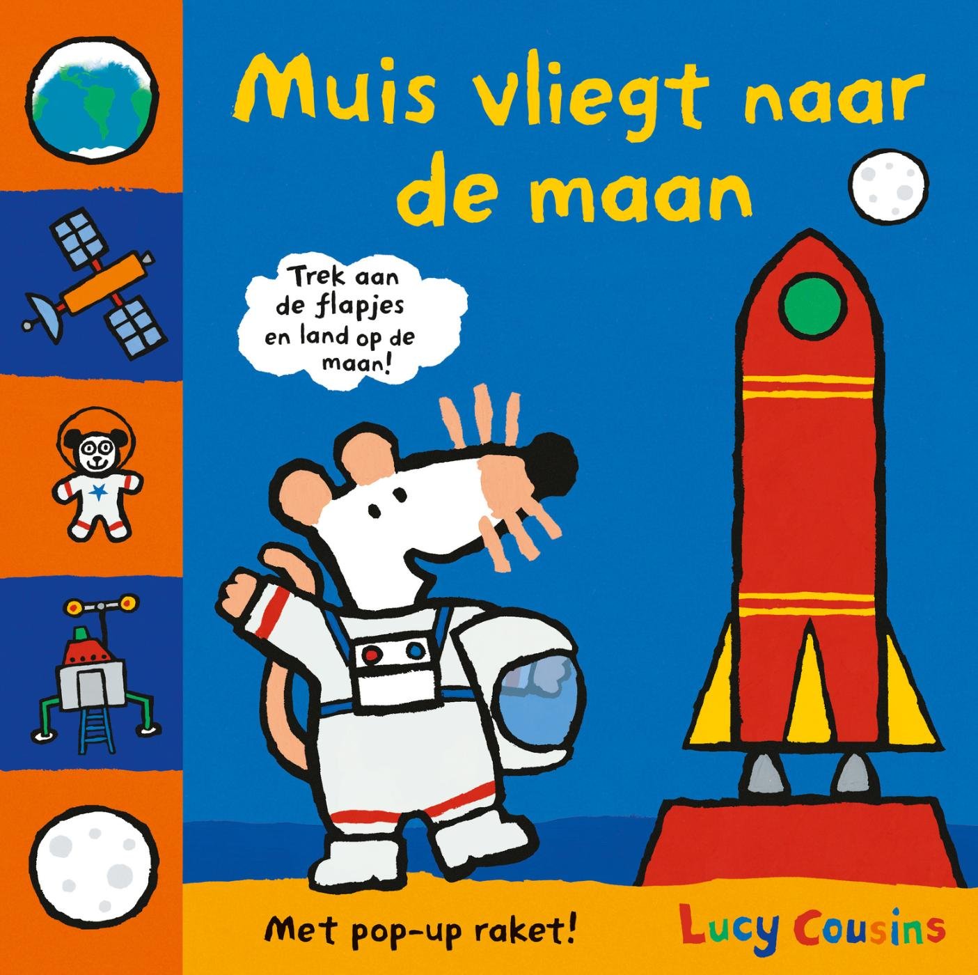 Muis vliegt naar de maan book