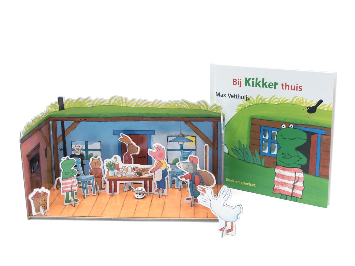Bij Kikker thuis: Boek en speelset book