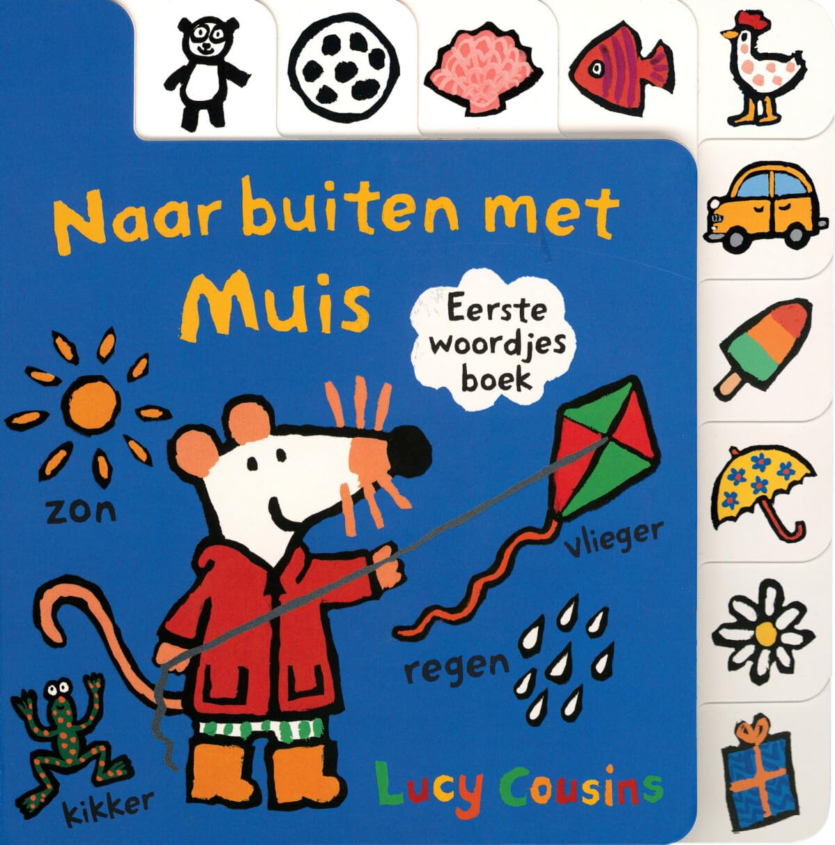 Naar buiten met Muis: eerste woordjes boek book
