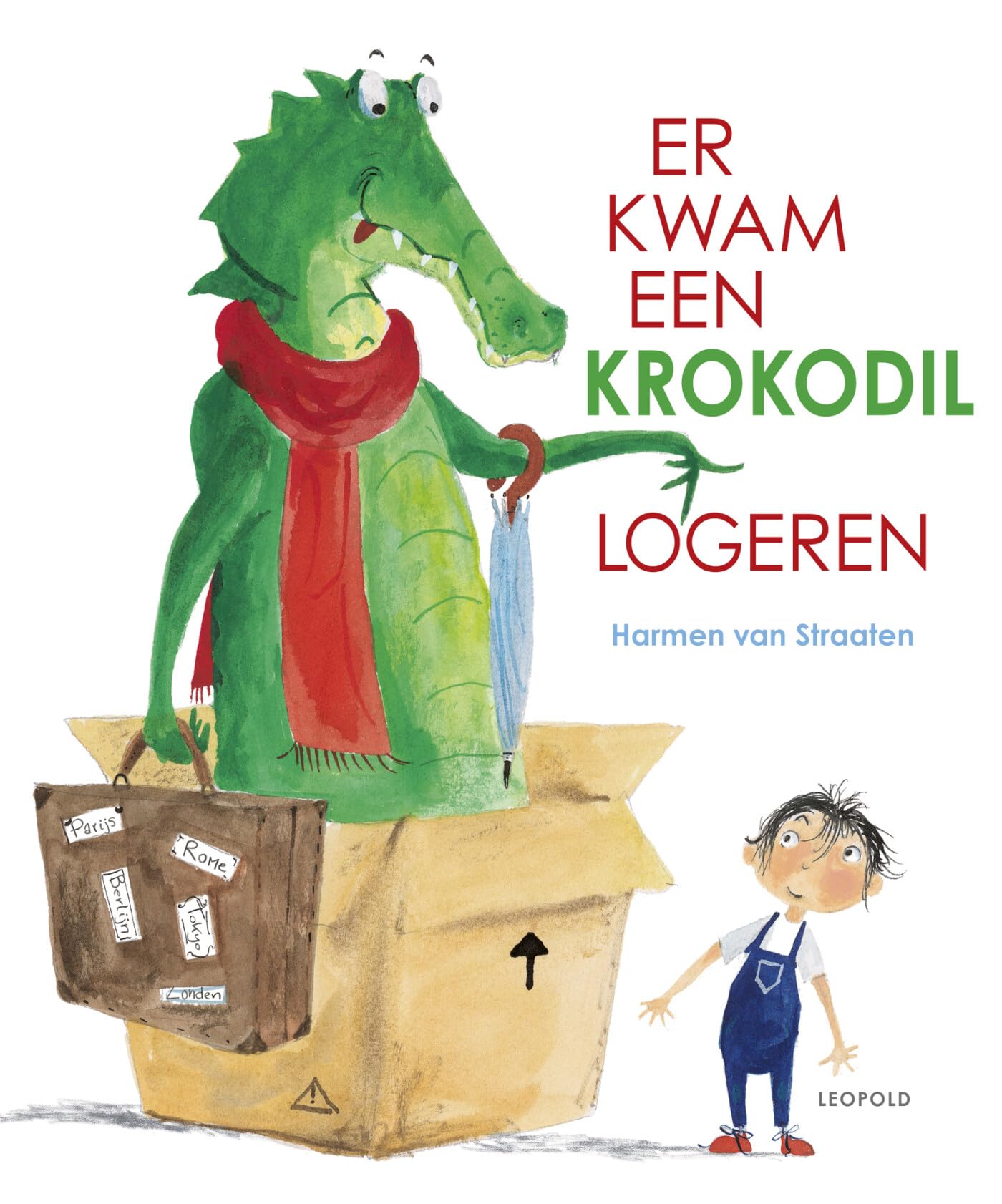 Er kwam een krokodil logeren book
