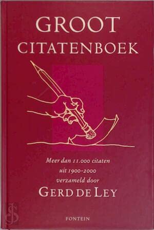 Groot Citatenboek: meer dan 11.000 citaten uit 1900-2000 book