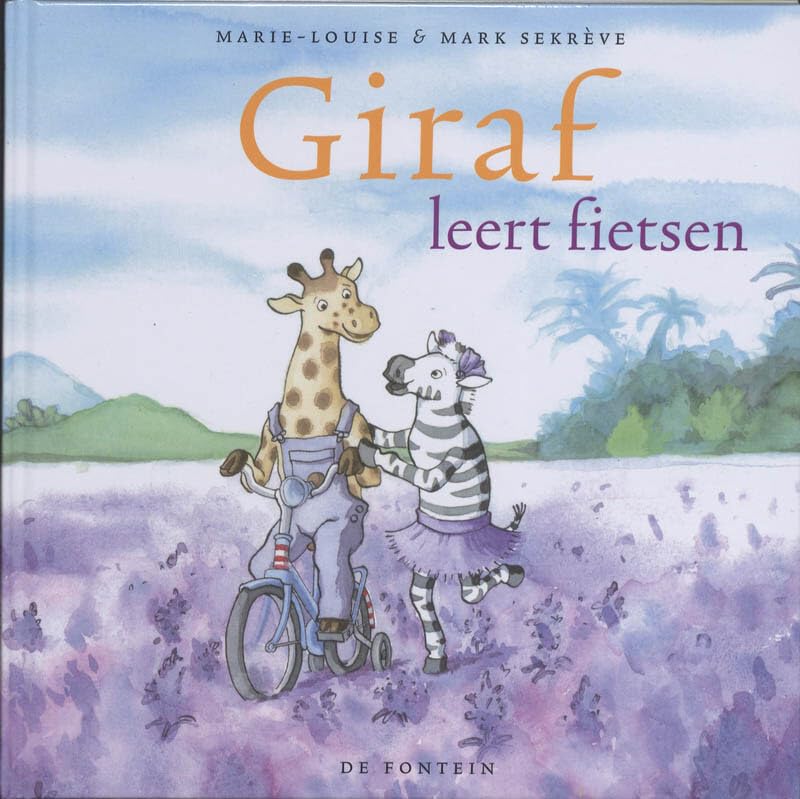 Giraf leert fietsen book