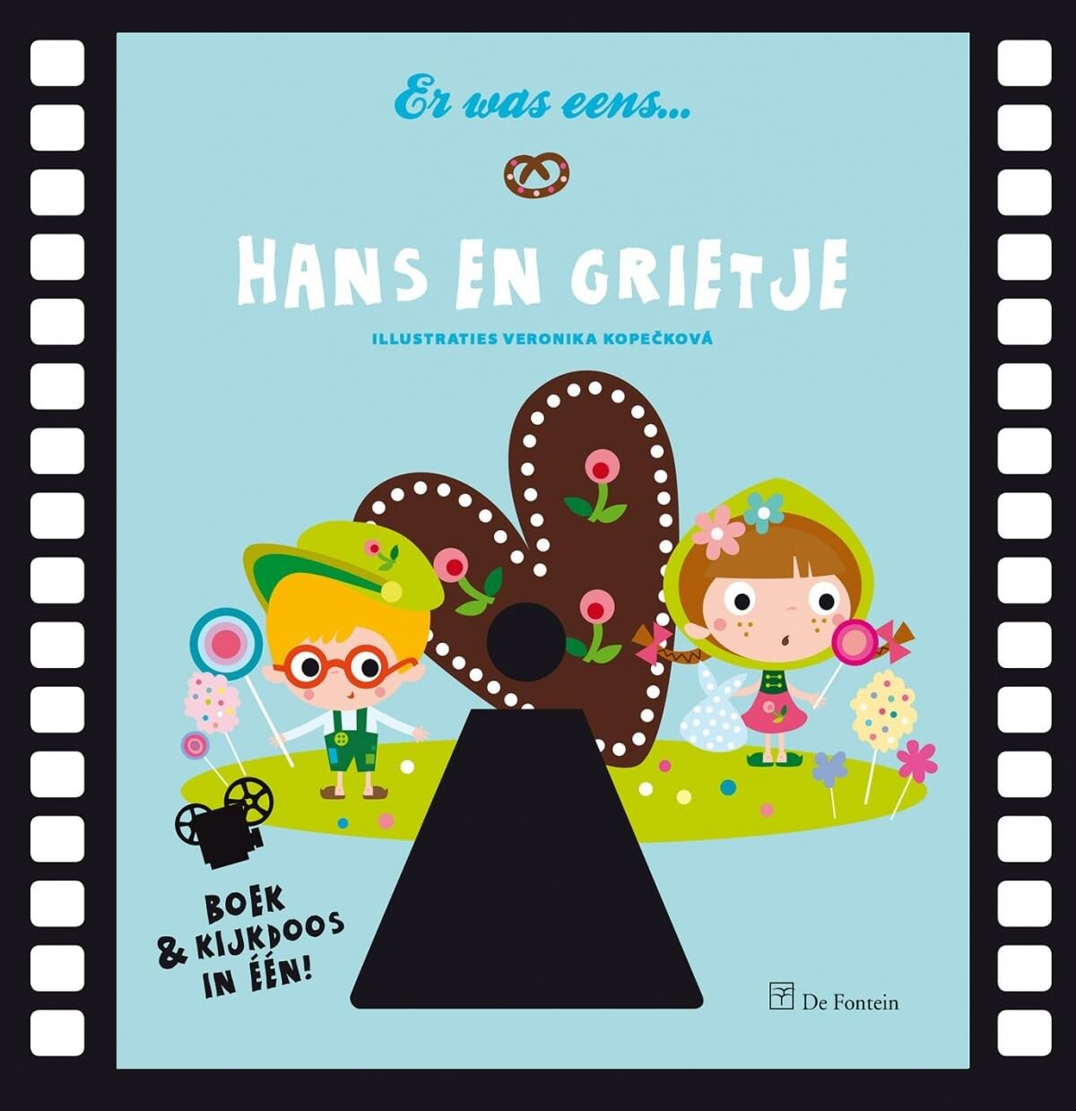 Er was eens Hans en Grietje: boek en kijkdoos in een book