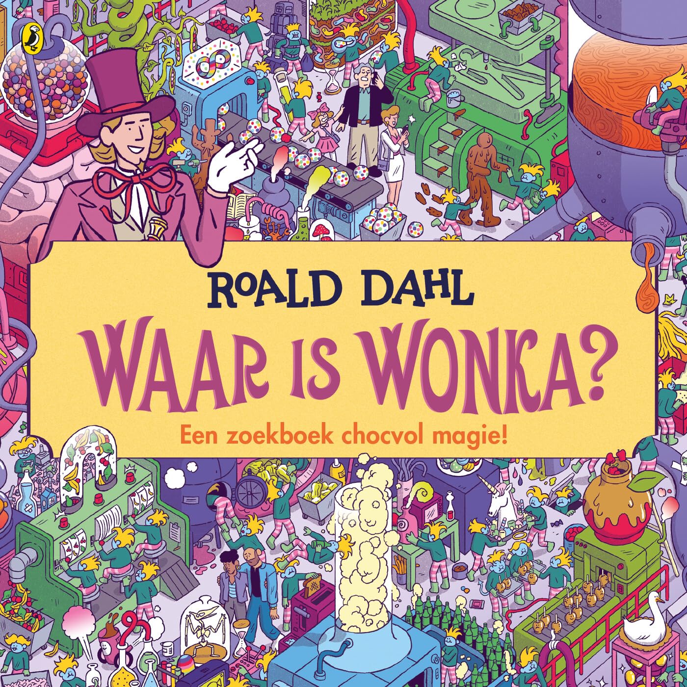 Waar is Wonka?: een zoekboek vol magie! Manga
