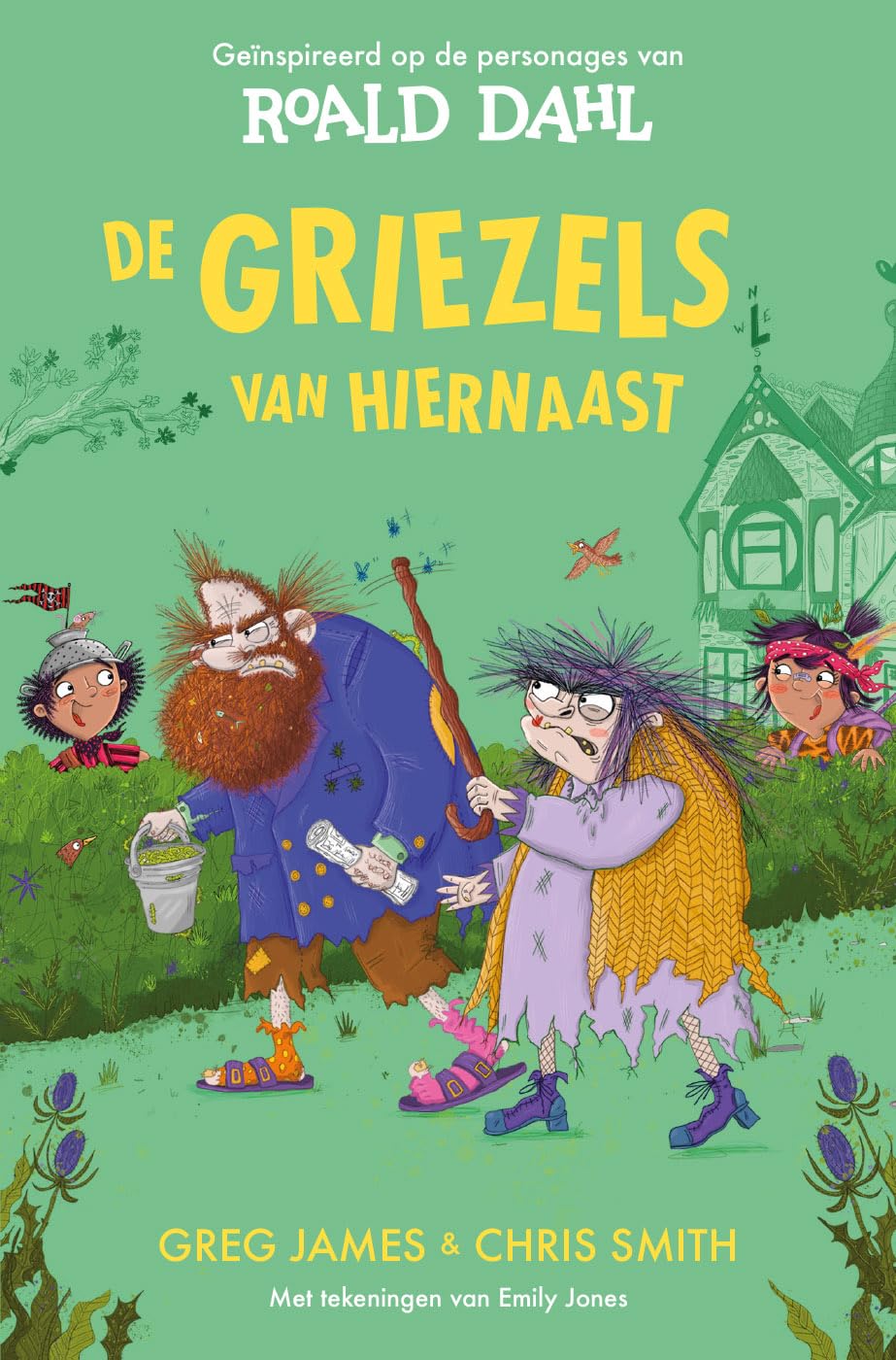 De Griezels van hiernaast: Geïnspireerd op de personages van Roald Dahl book