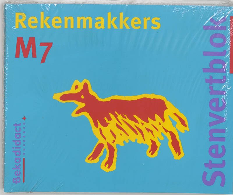Stenfertblok rekenmakkers groep 7 (5 ex) Leerlingenboek M7 book