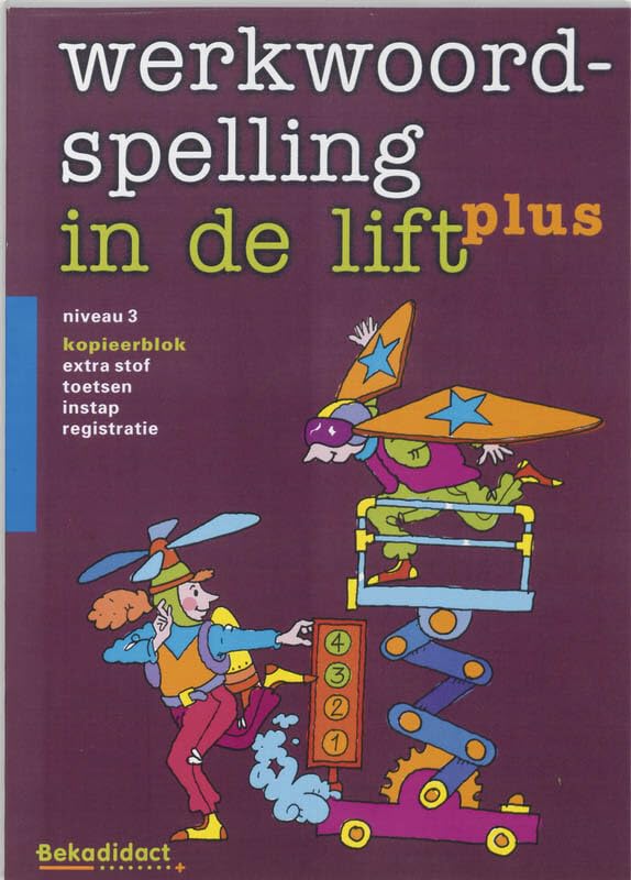 Werkwoordspelling in de lift Plus Kopieerblok Niveau 3 book