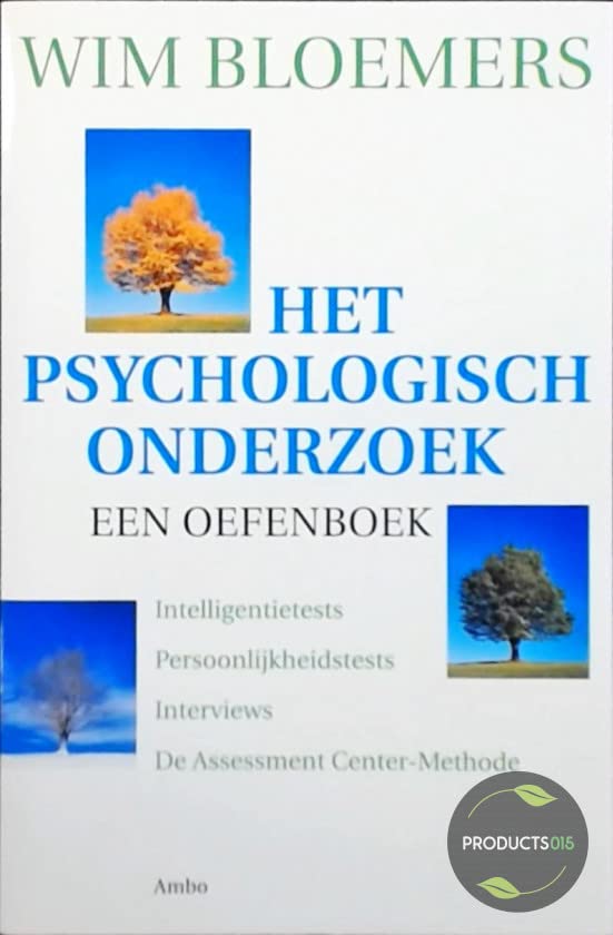 Het psychologisch onderzoek: een oefenboek Books