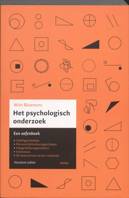 Bloemers, W: Het psychologisch onderzoek Social Sciences