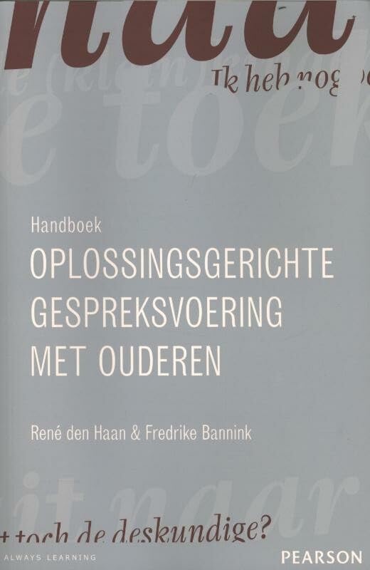 Handboek oplossingsgerichte gespreksvoering met ouderen book