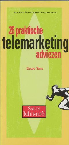 26 praktische telemarketing-adviezen book
