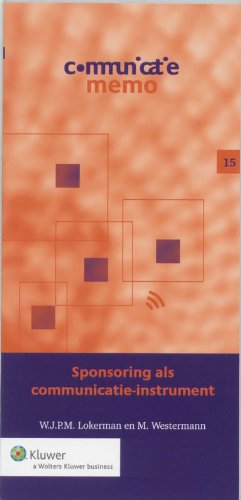 Sponsoring als communicatie-instrument book