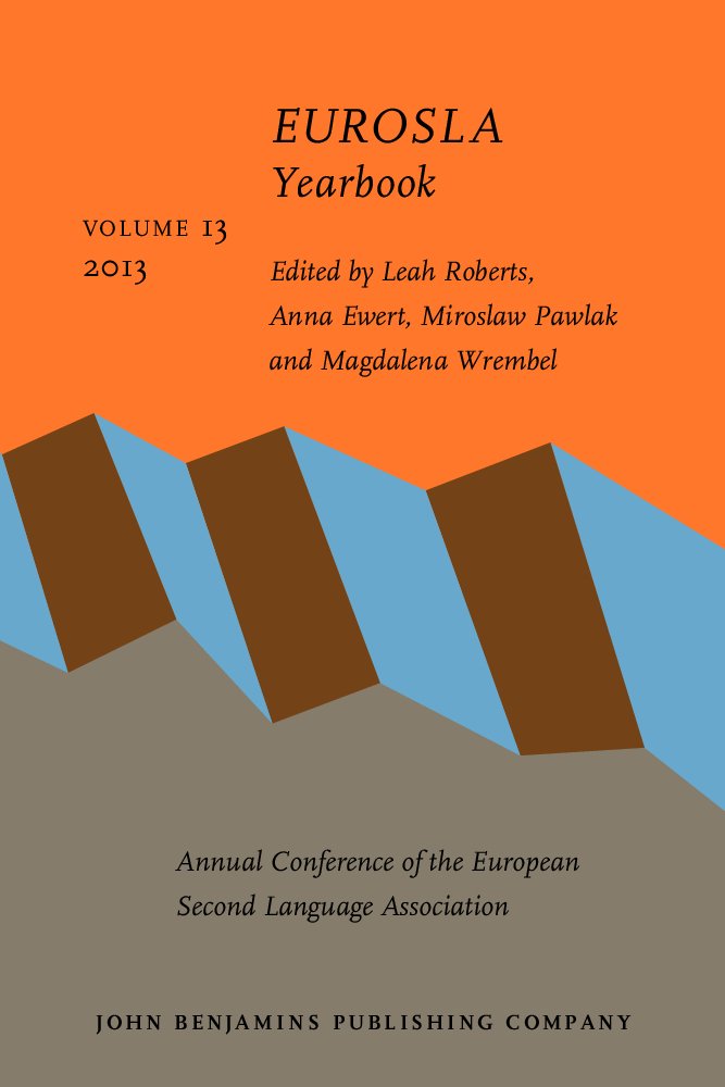 Eurosla Yearbook: 2013 (13) book