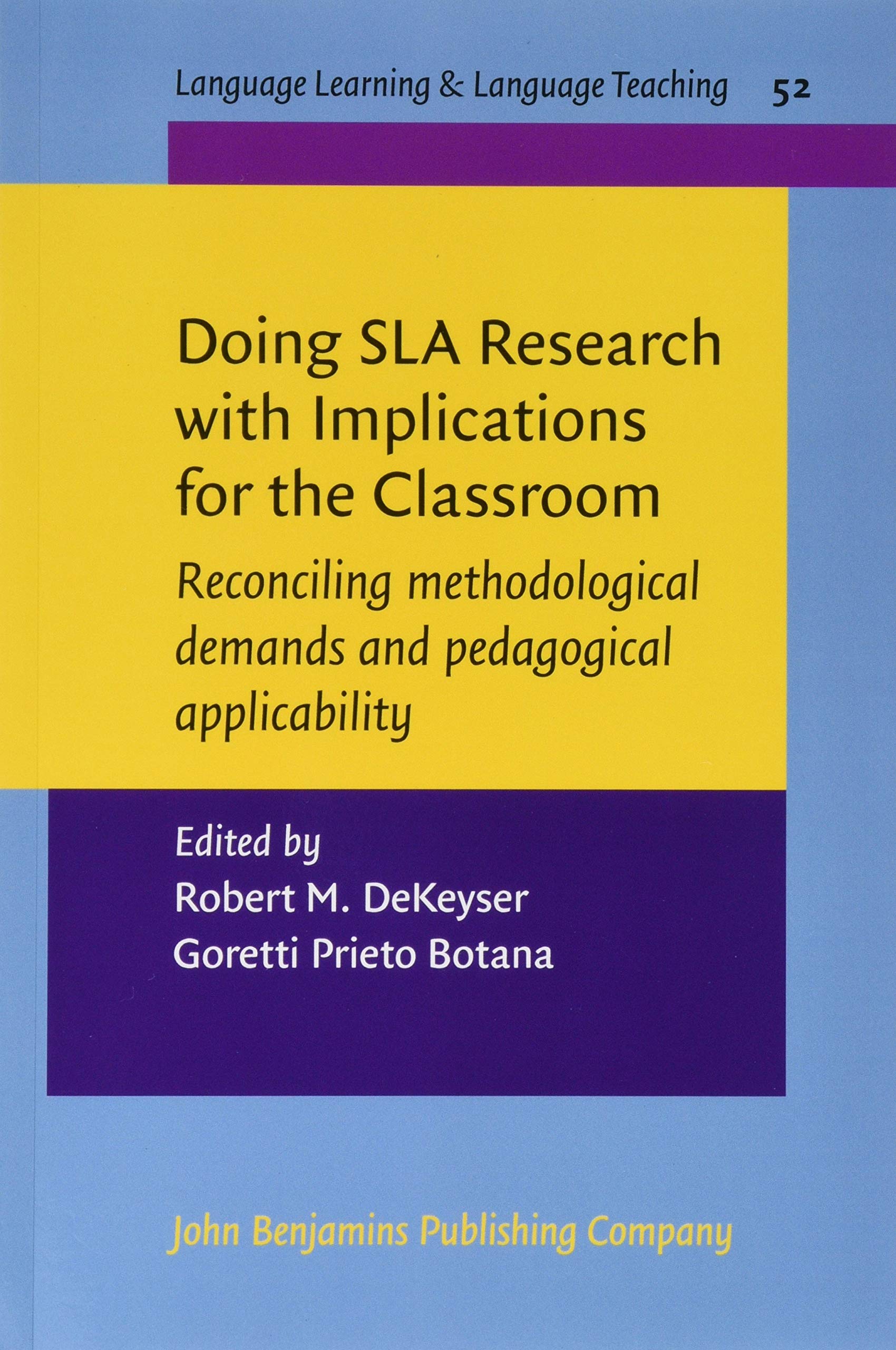 Product Image: Doing SLA Research with Implications for the Classroom