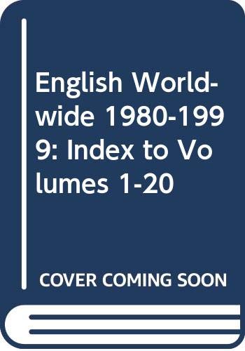 English World-wide 1980-1999: Index to Volumes 1-20 Social Sciences
