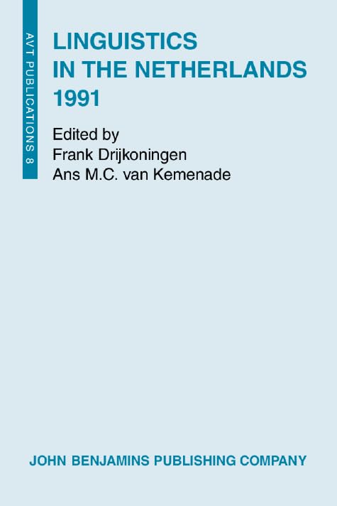 Linguistics in the Netherlands 1991 Social Sciences